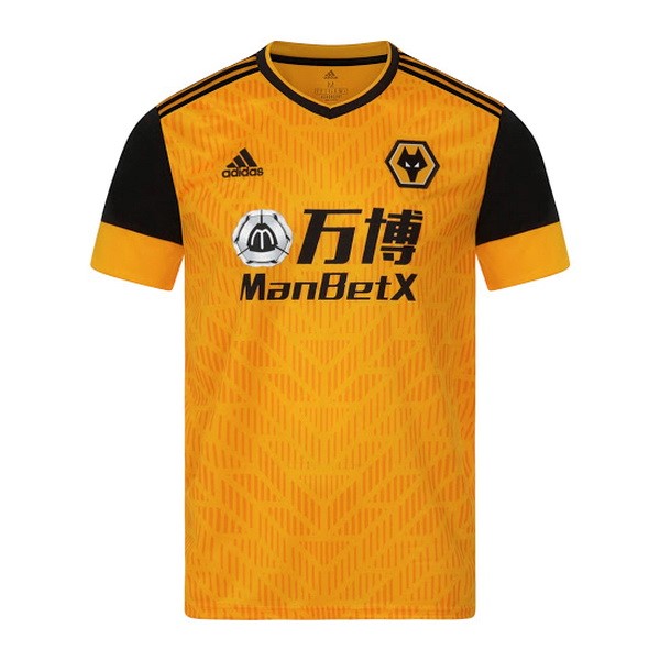 Tailandia Camiseta Wolves 1ª 2020-2021 Amarillo